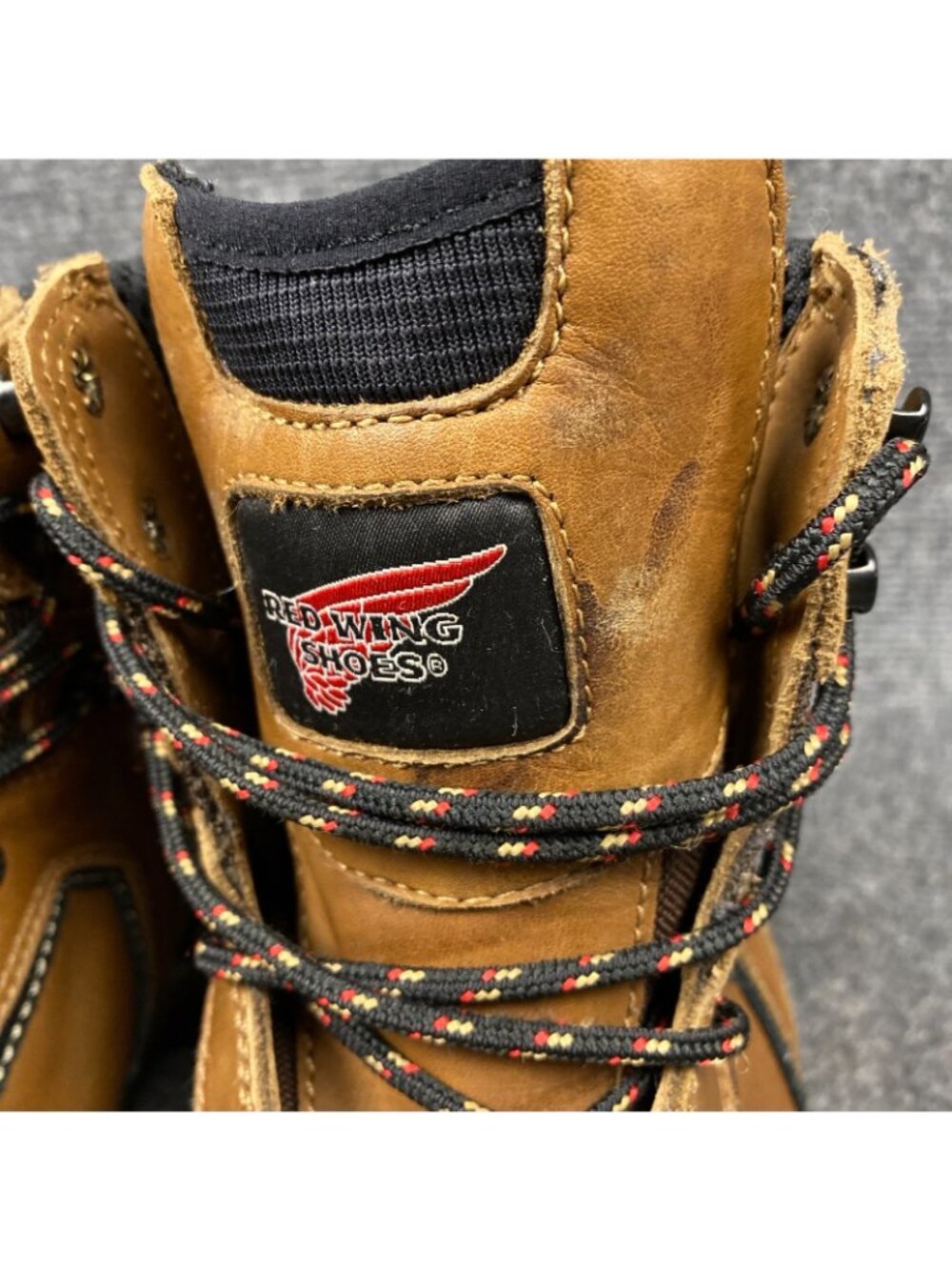 Red Wing Boots Mens 9D Sample Not For Resale Brown Nubuck 6" Waterproof Vibram - Picture 12 of 16